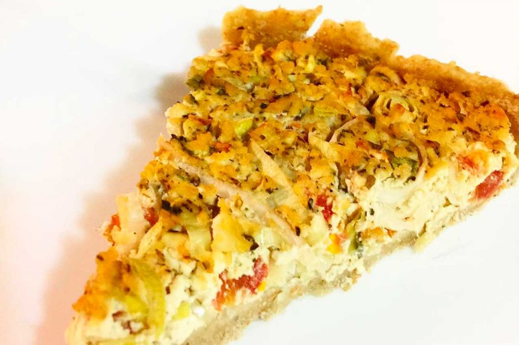 Receita de Quiche de Alho Poró