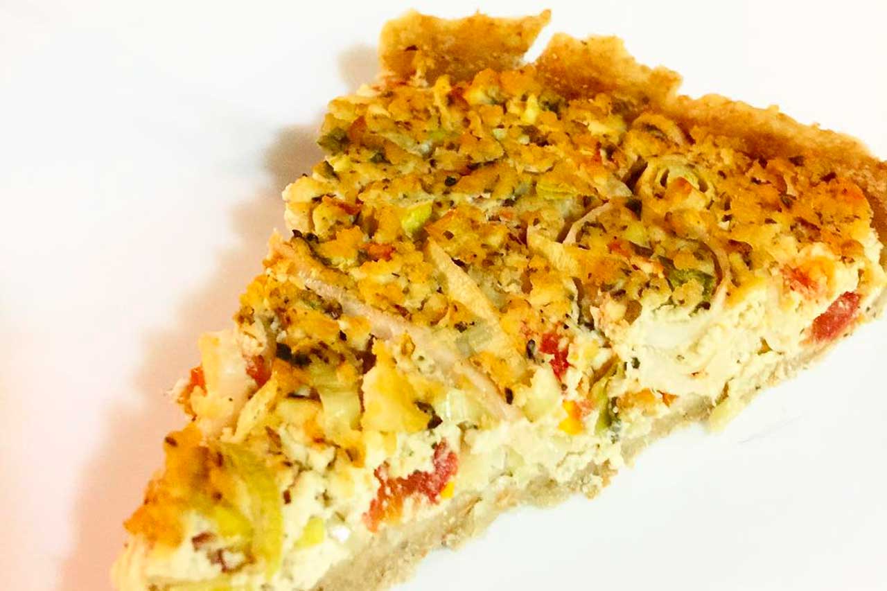 Receita de Quiche de Alho Poró